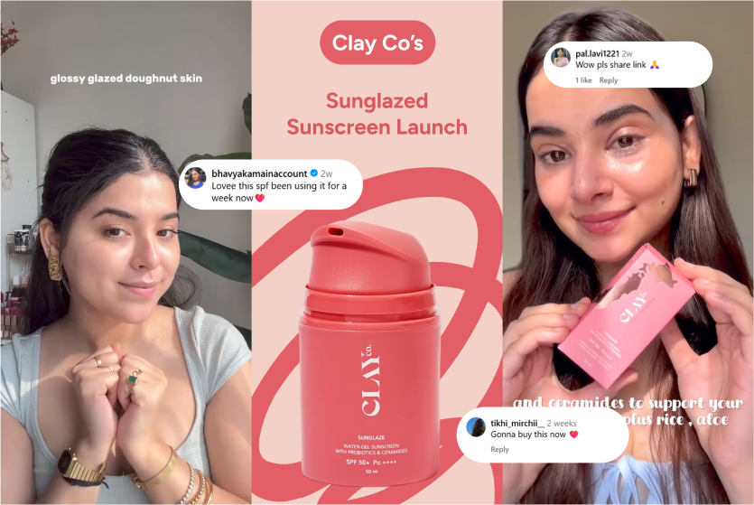 Launching Clay Co’s SUNGLAZED The Ultimate Daily Sunscreen for Indian Skin